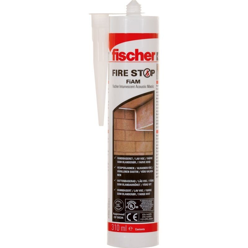fischer FiAM – Yangına Dayanıklı İntümesan Akustik Mastik FiAM 310