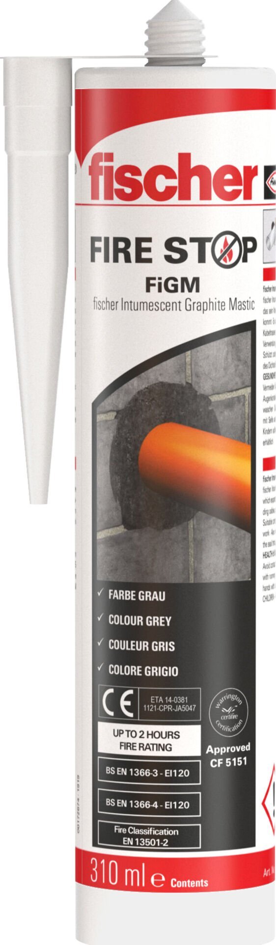 İntümesan Grafit Mastik FiGM 310 ml