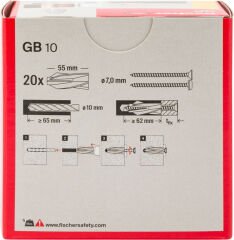 Gazbeton dübeli GB 10
