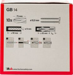 Gazbeton dübeli GB 14