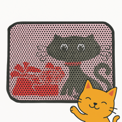 Kedi Kumu Paspası Baskılı 60x120