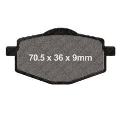 Safe Brake MA 101 Fren Balatası – 5000 km Garantili (YBR 125 Ön, RKS Freccia 125/150 Arka Uyumlu)