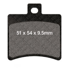 Safe Brake MA 298 Motosiklet Arka Fren Balatası (Volta, Arora, Aprilia, Benelli, Keeway Uyumlu)