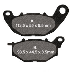 Safe Brake MA 663 Motosiklet Ön Fren Balatası (Yamaha MT-25, X-MAX, YZF R25 Uyumlu)