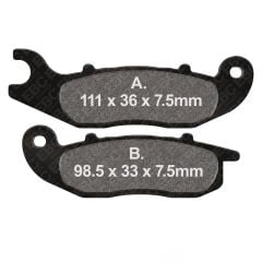 Honda PCX 125/150/160 Ön Fren Balatası – 5000 km Garantili