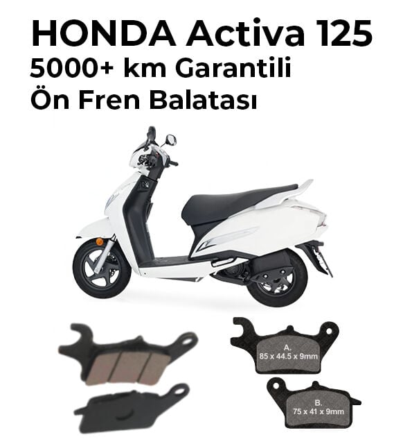 Honda Activa Ön Fren Balatası – 5000 km Garantili