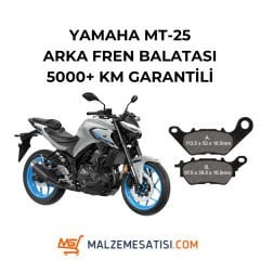 Yamaha MT-25 Arka Fren Balatası (5000 KM Garantili)