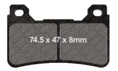 Safe Brake MA 390 Ön Fren Balatası (CF Moto, Honda CBR, Honda Crossrunner Uyumlu)