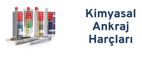 kimyasal ankraj harçları